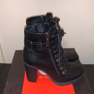 Gently worn combat bootie.